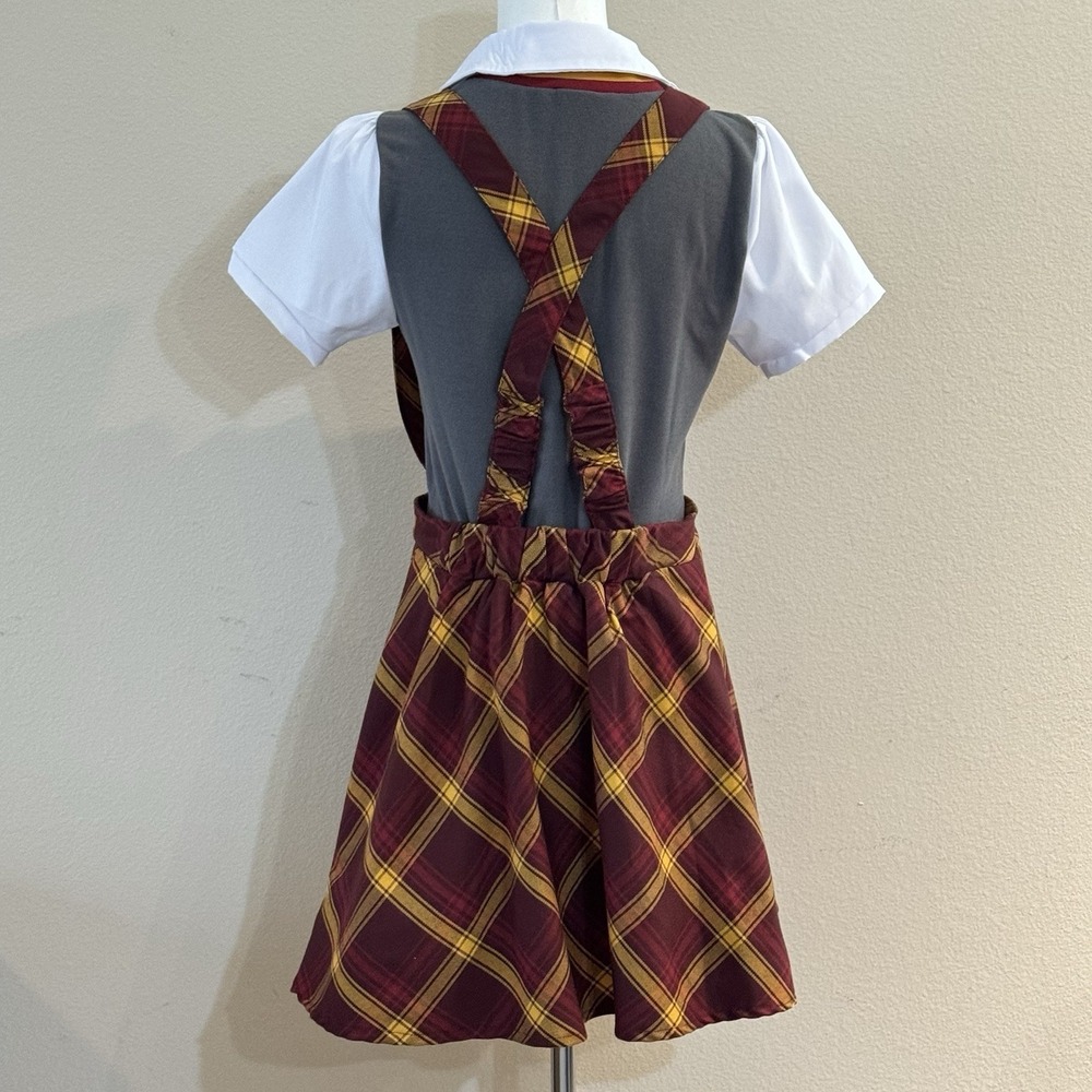 Spirit Gryffindor Costume Dress Womens Harry Potter Hogwarts School Uniform - Picture 4 of 12